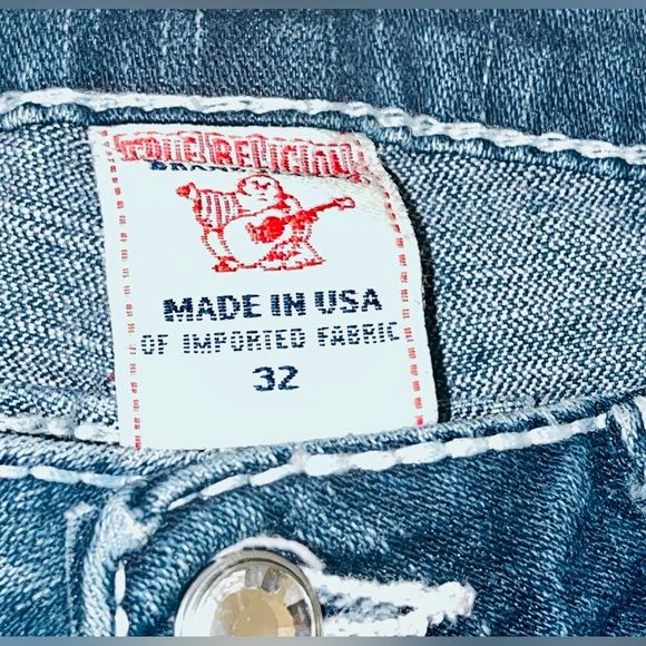 True Religion Disco Billy Big T Seat Boot Cut Jeans - Picture 8 of 9